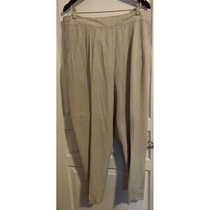 Fitting Image Dress Slacks w/Side Pockets Women’s Plus Size 18 Tan Pants